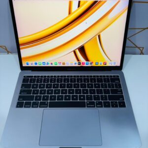 Apple MacBook Pro (13-inch, 2017). Processor: 2.3 GHz Dual-Core Intel Core i5 Memory: 8 GB 2133 MHz LPDDR3 Storage: 256 GB SSD Graphics: Intel Iris Plus Graphics 640 1536 MB